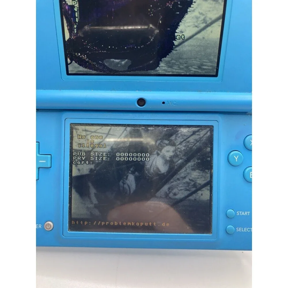 Nintendo DSi Blue Handheld Console Nintendo DSi For Parts Or Repair